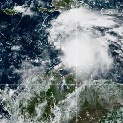 Tropical Storm Melissa brings flood risk to Haiti, the Dominican Republic, and Jamaica.
